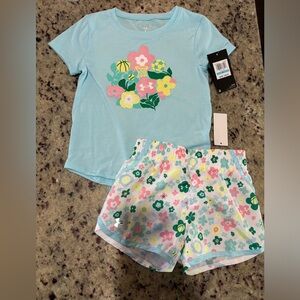 Under Armour girls short  set nwt